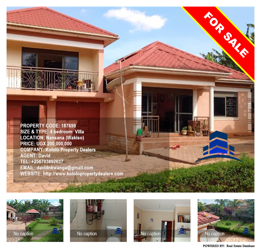 4 bedroom Villa  for sale in Nansana Wakiso Uganda, code: 187699