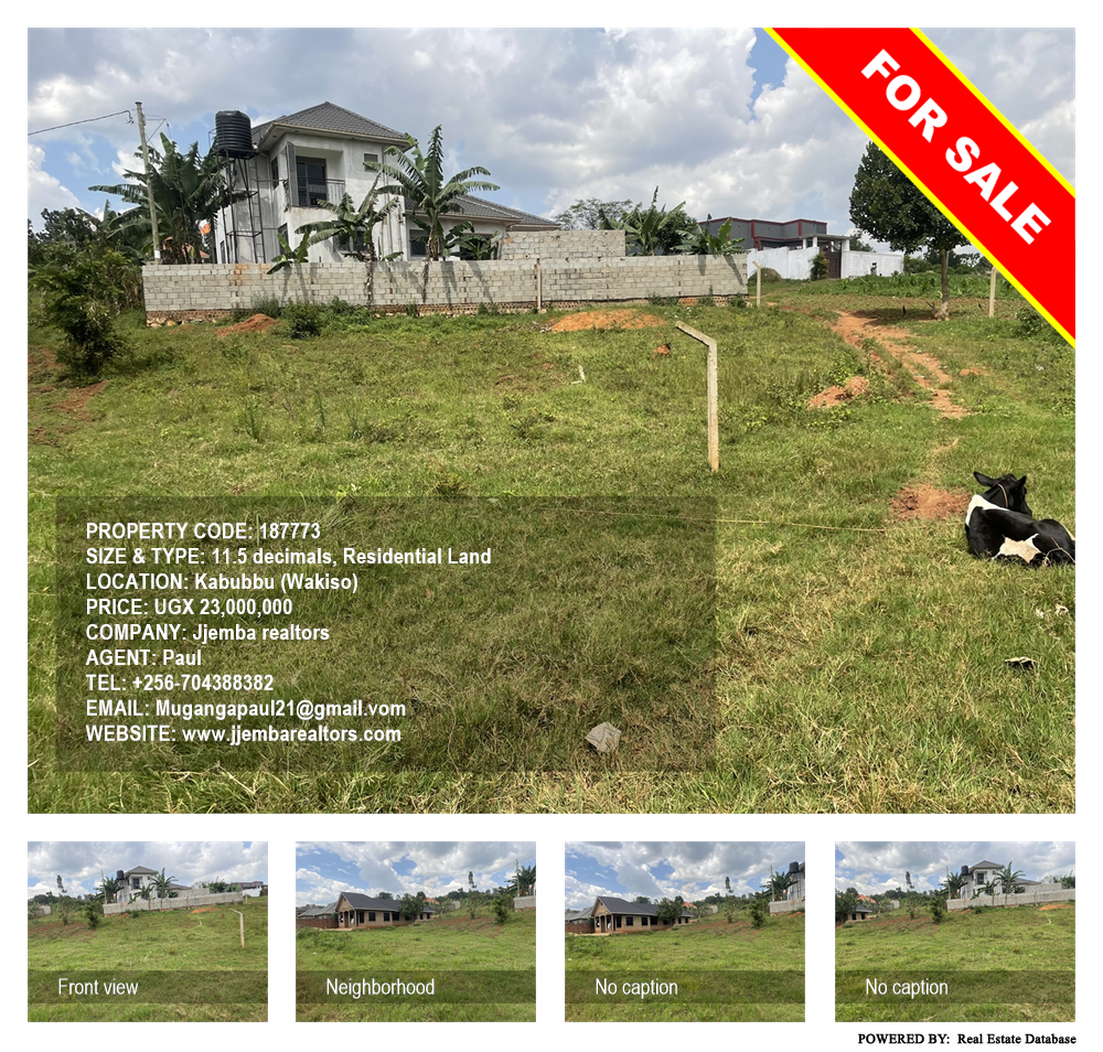 Residential Land  for sale in Kabubbu Wakiso Uganda, code: 187773