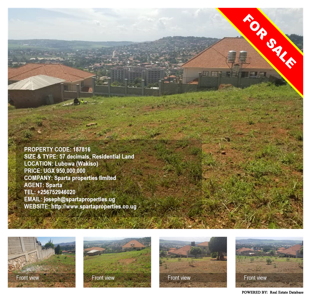 Residential Land  for sale in Lubowa Wakiso Uganda, code: 187816