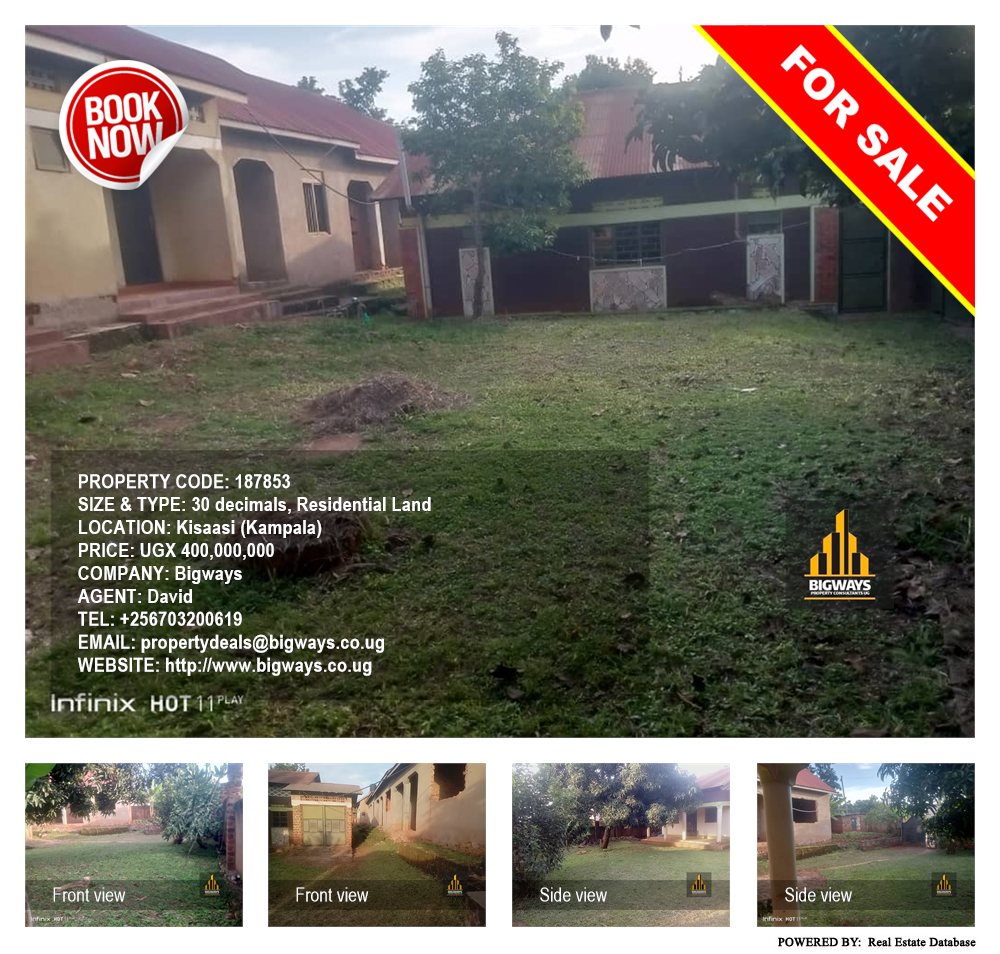 Residential Land  for sale in Kisaasi Kampala Uganda, code: 187853