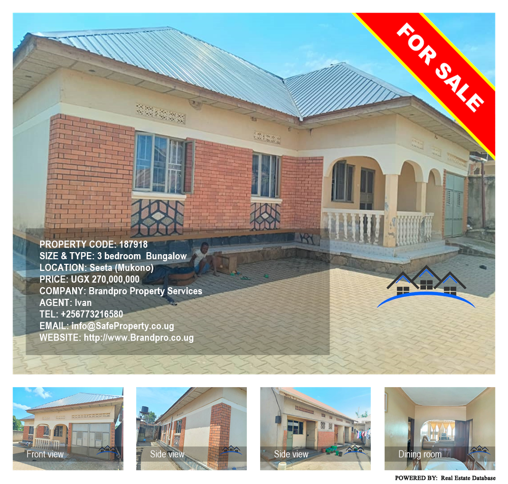 3 bedroom Bungalow  for sale in Seeta Mukono Uganda, code: 187918