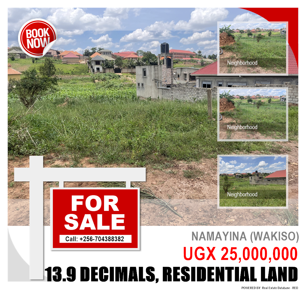 Residential Land  for sale in Namayina Wakiso Uganda, code: 187968