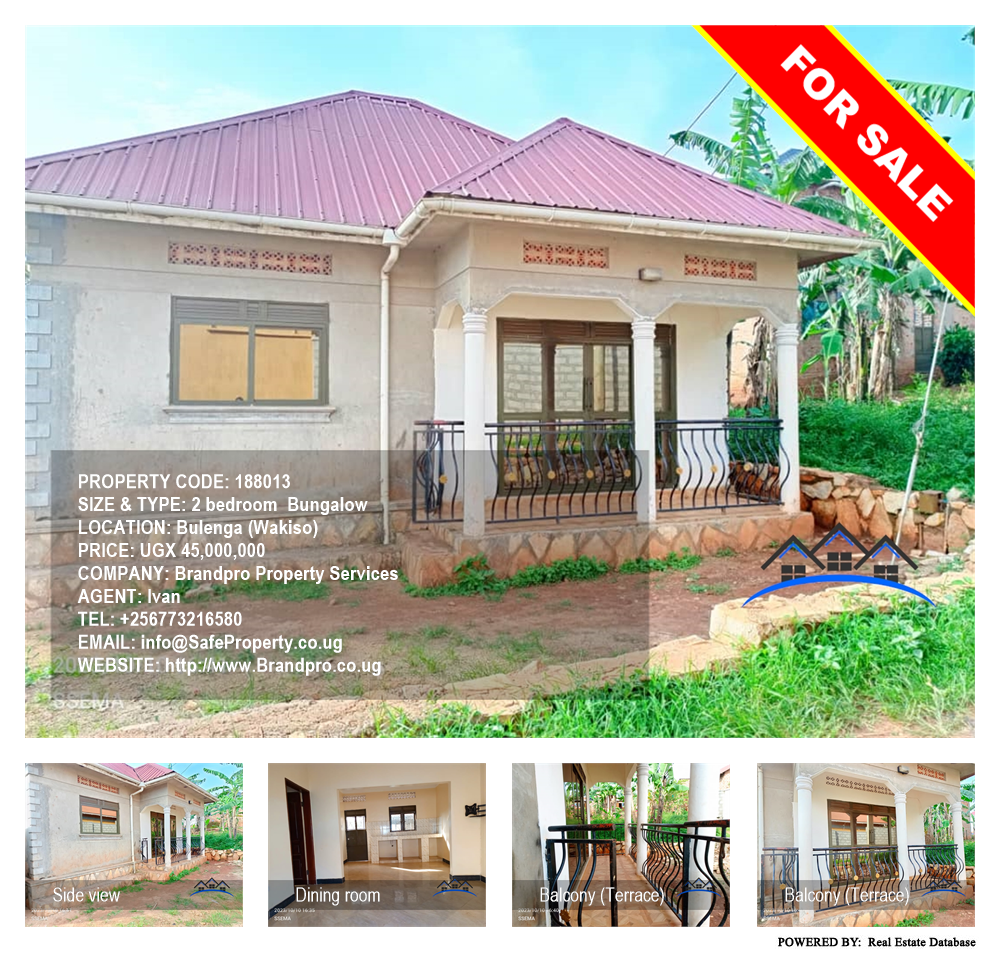 2 bedroom Bungalow  for sale in Bulenga Wakiso Uganda, code: 188013