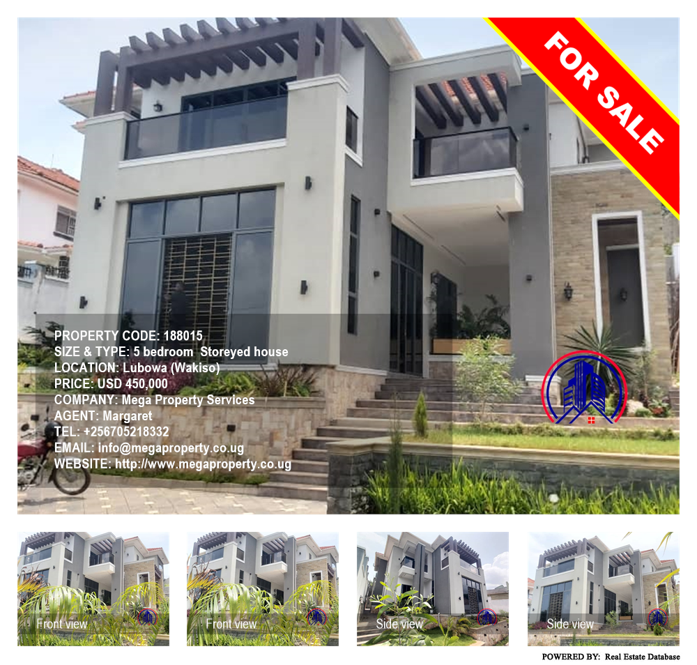 5 bedroom Storeyed house  for sale in Lubowa Wakiso Uganda, code: 188015