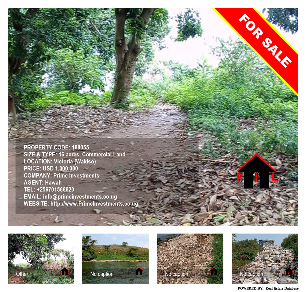 Commercial Land  for sale in Victoria Wakiso Uganda, code: 188055