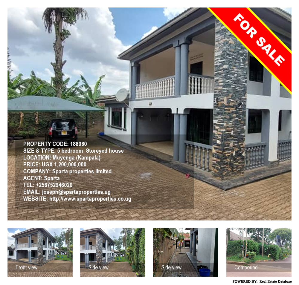 5 bedroom Storeyed house  for sale in Muyenga Kampala Uganda, code: 188060