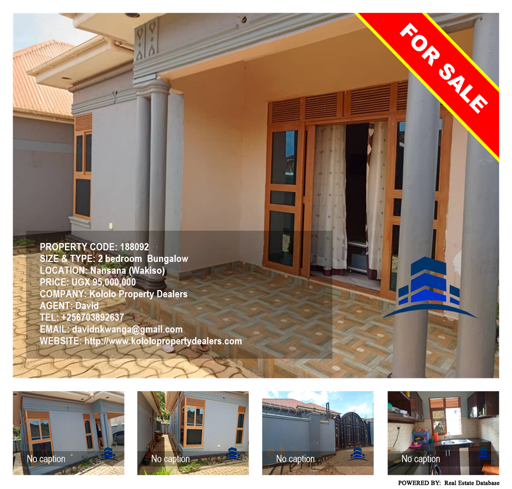 2 bedroom Bungalow  for sale in Nansana Wakiso Uganda, code: 188092