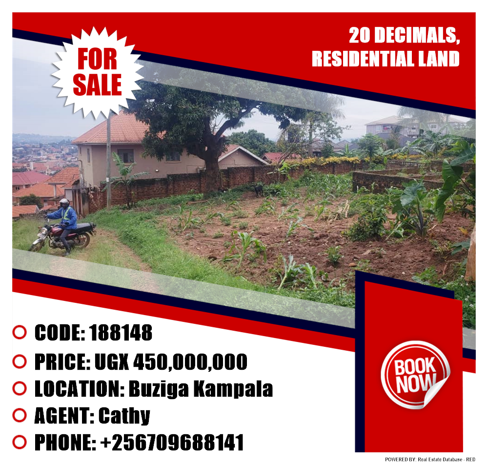 Residential Land  for sale in Buziga Kampala Uganda, code: 188148