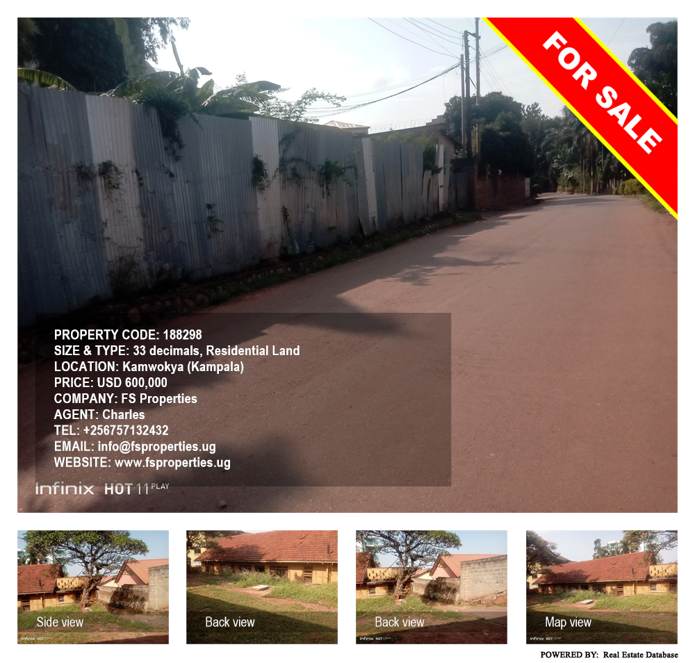 Residential Land  for sale in Kamwokya Kampala Uganda, code: 188298