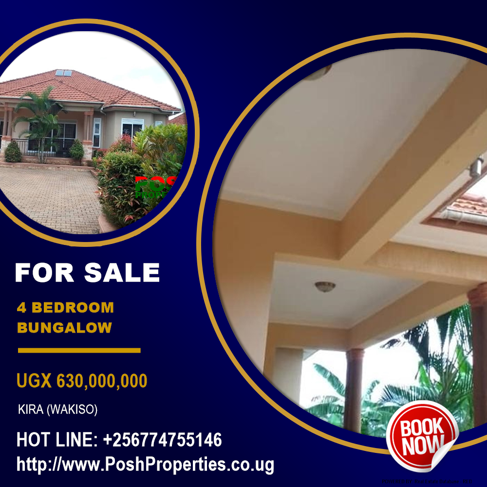 4 bedroom Bungalow  for sale in Kira Wakiso Uganda, code: 188325