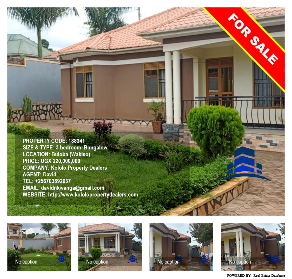 3 bedroom Bungalow  for sale in Buloba Wakiso Uganda, code: 188341