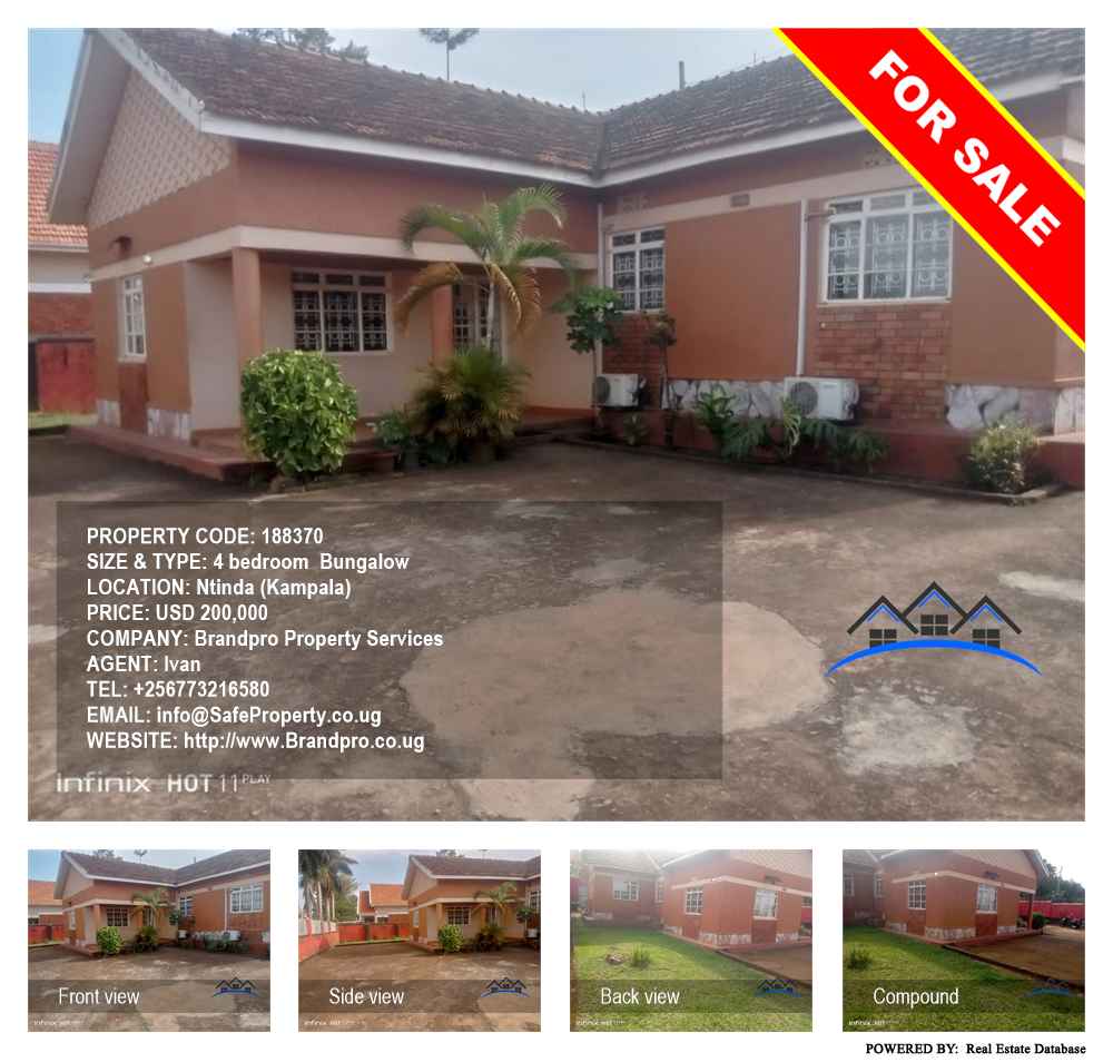 4 bedroom Bungalow  for sale in Ntinda Kampala Uganda, code: 188370