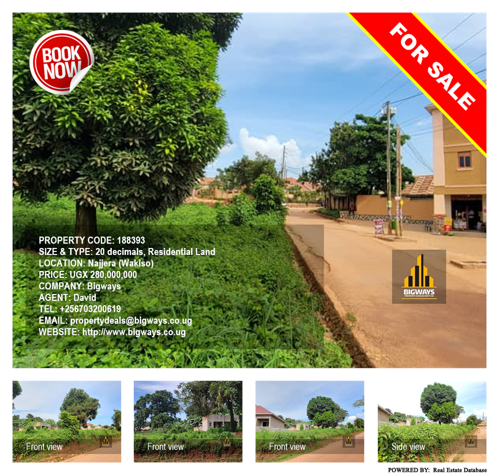 Residential Land  for sale in Najjera Wakiso Uganda, code: 188393