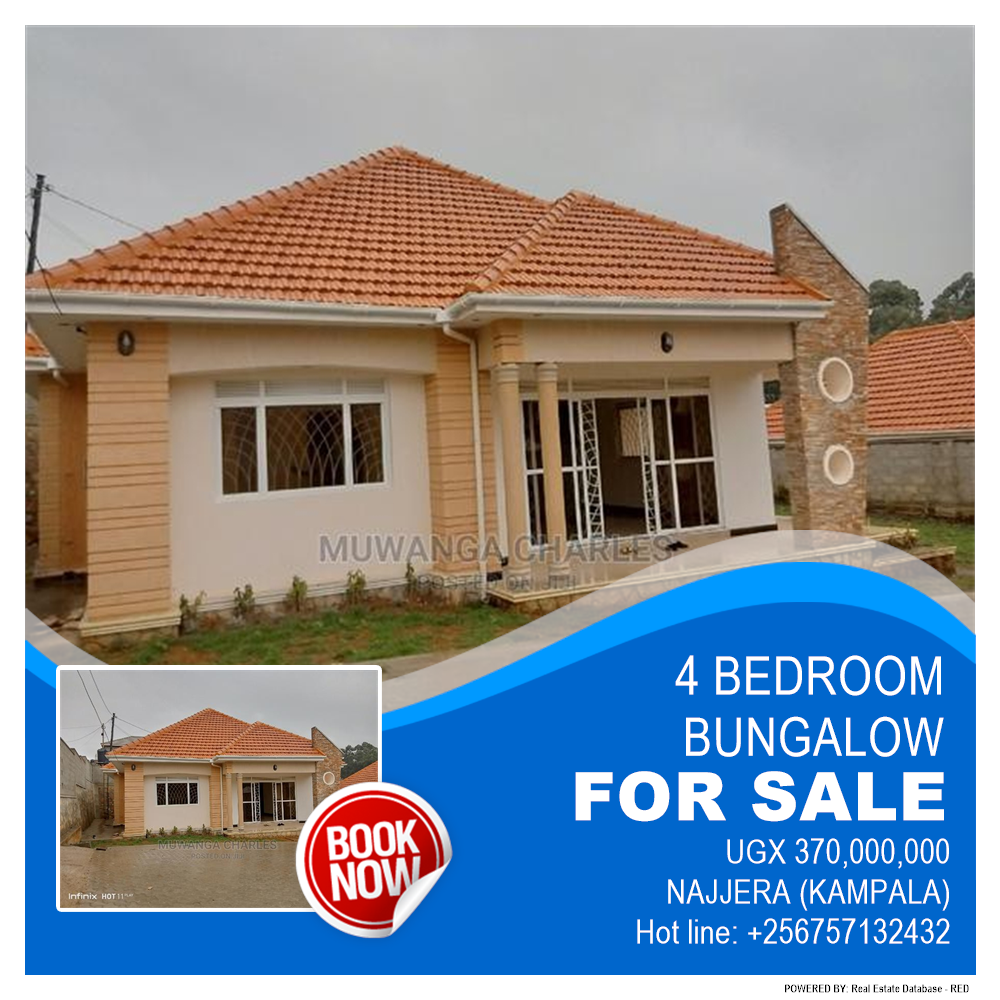 4 bedroom Bungalow  for sale in Najjera Kampala Uganda, code: 188436