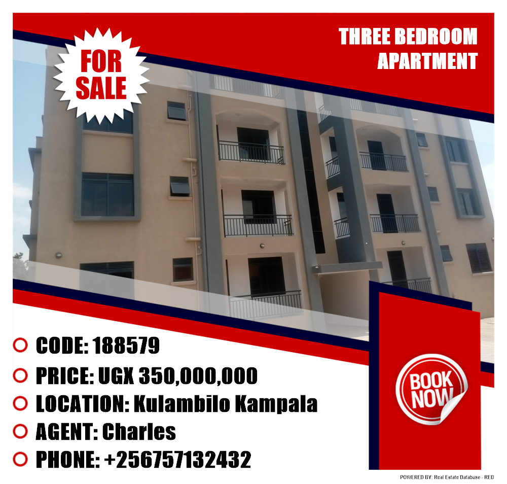 3 bedroom Apartment  for sale in Kulambilo Kampala Uganda, code: 188579