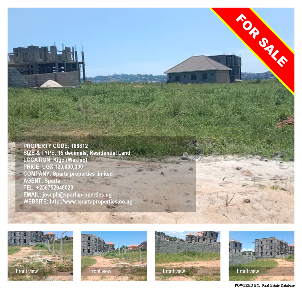 Residential Land  for sale in Kigo Wakiso Uganda, code: 188812