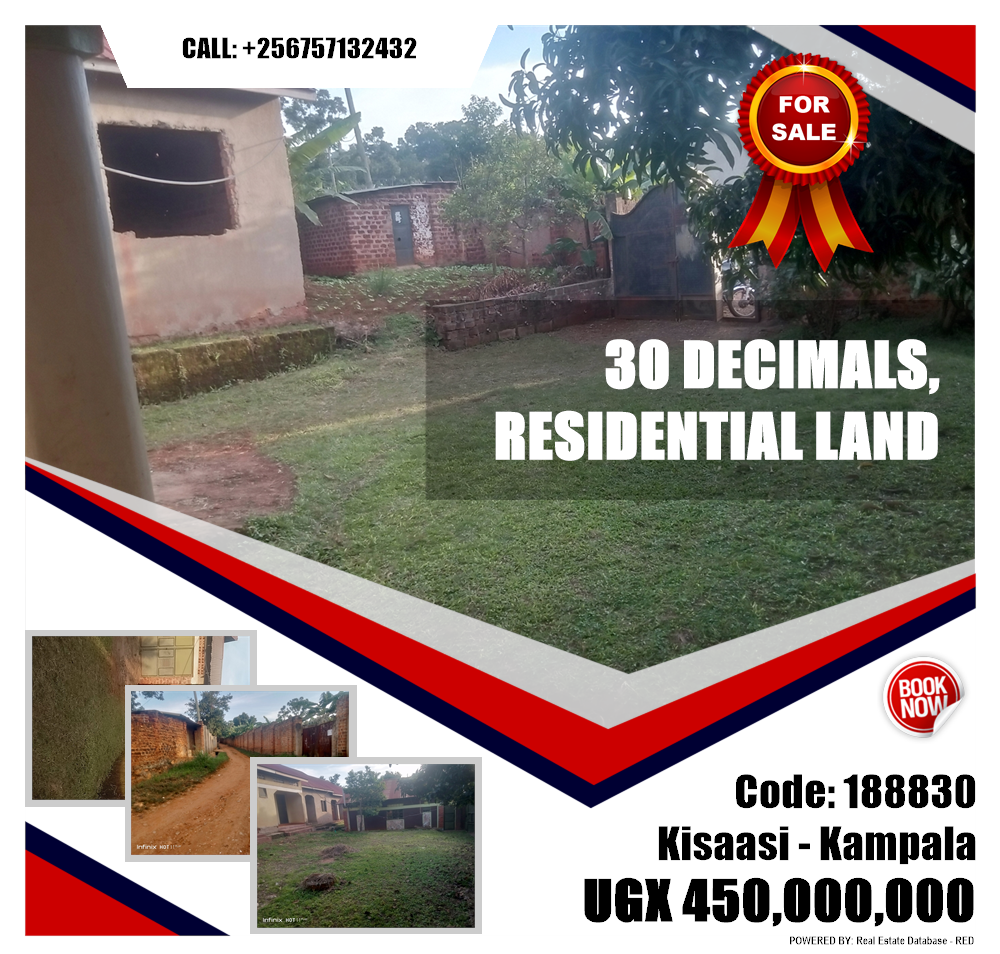 Residential Land  for sale in Kisaasi Kampala Uganda, code: 188830