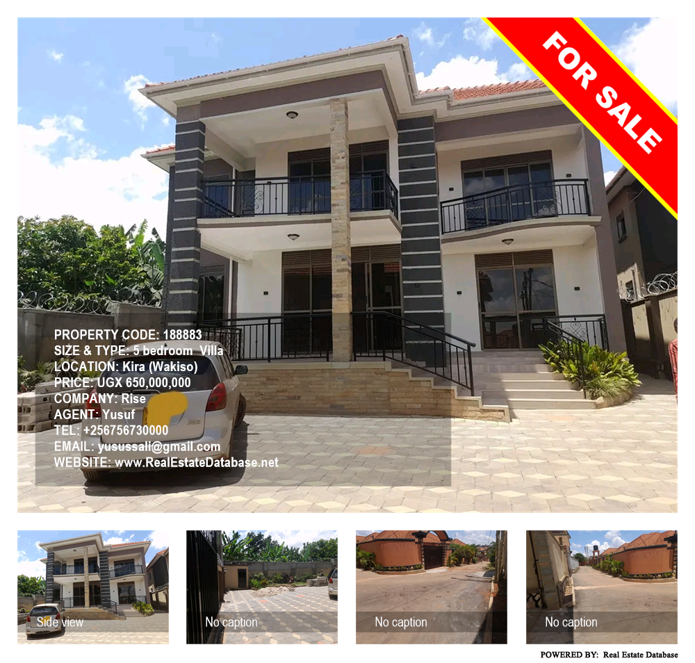 5 bedroom Villa  for sale in Kira Wakiso Uganda, code: 188883