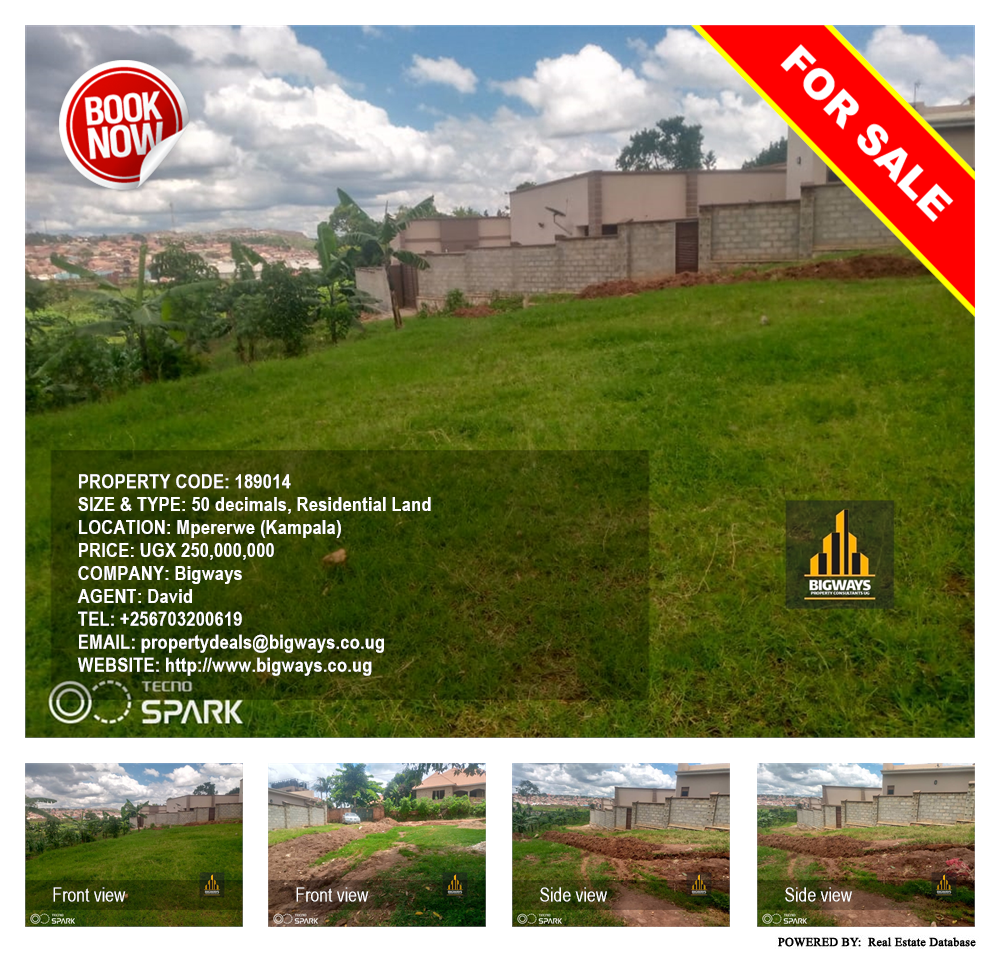 Residential Land  for sale in Mpererwe Kampala Uganda, code: 189014