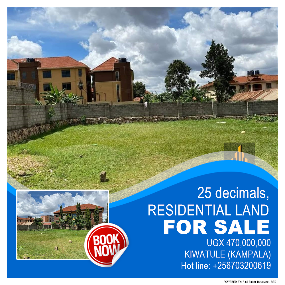 Residential Land  for sale in Kiwaatule Kampala Uganda, code: 189062