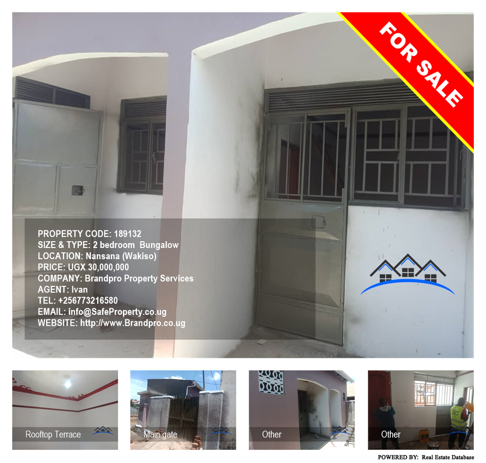 2 bedroom Bungalow  for sale in Nansana Wakiso Uganda, code: 189132