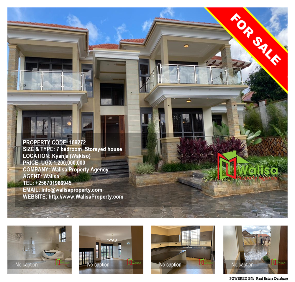 7 bedroom Storeyed house  for sale in Kyanja Wakiso Uganda, code: 189272