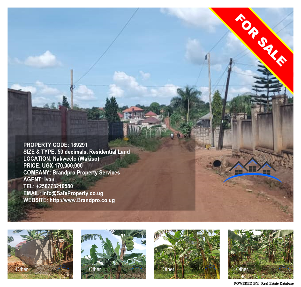 Residential Land  for sale in Nakweelo Wakiso Uganda, code: 189291