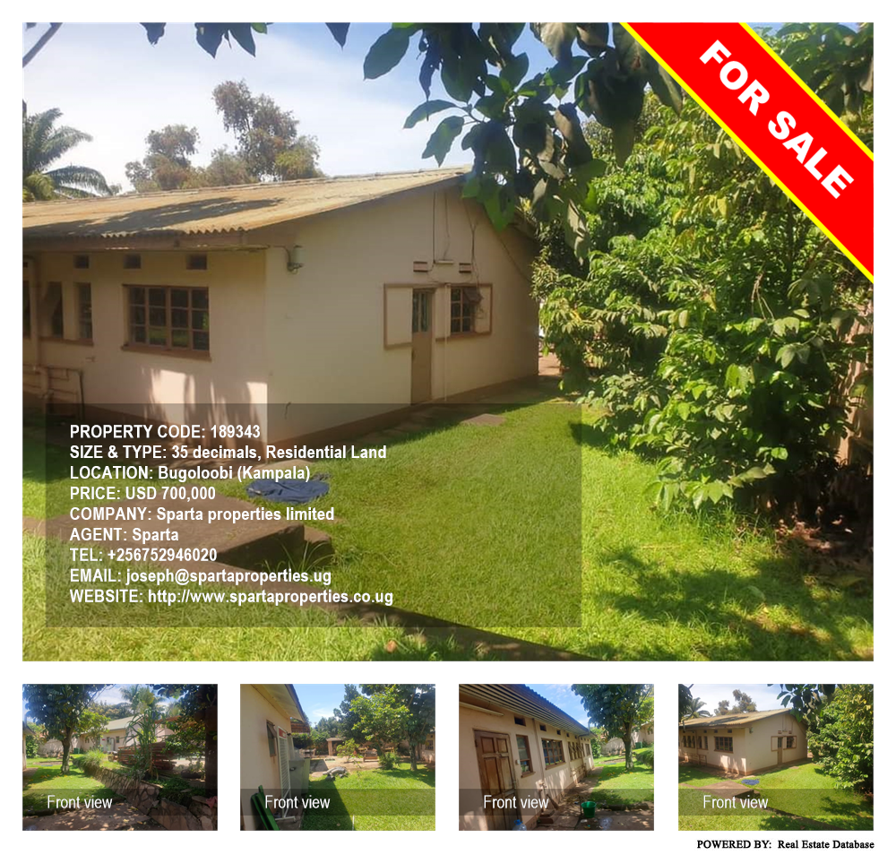 Residential Land  for sale in Bugoloobi Kampala Uganda, code: 189343