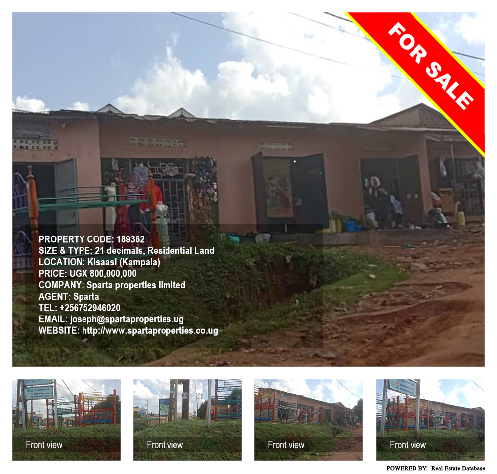 Residential Land  for sale in Kisaasi Kampala Uganda, code: 189362