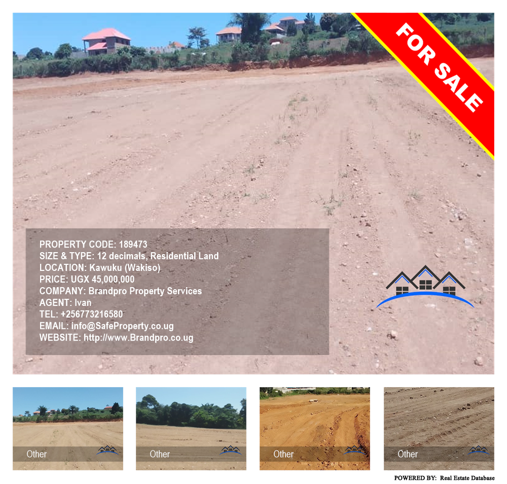 Residential Land  for sale in Kawuku Wakiso Uganda, code: 189473