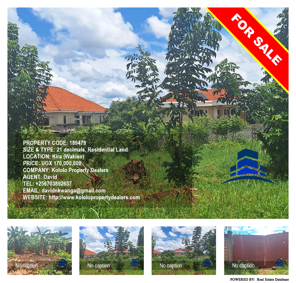 Residential Land  for sale in Kira Wakiso Uganda, code: 189479