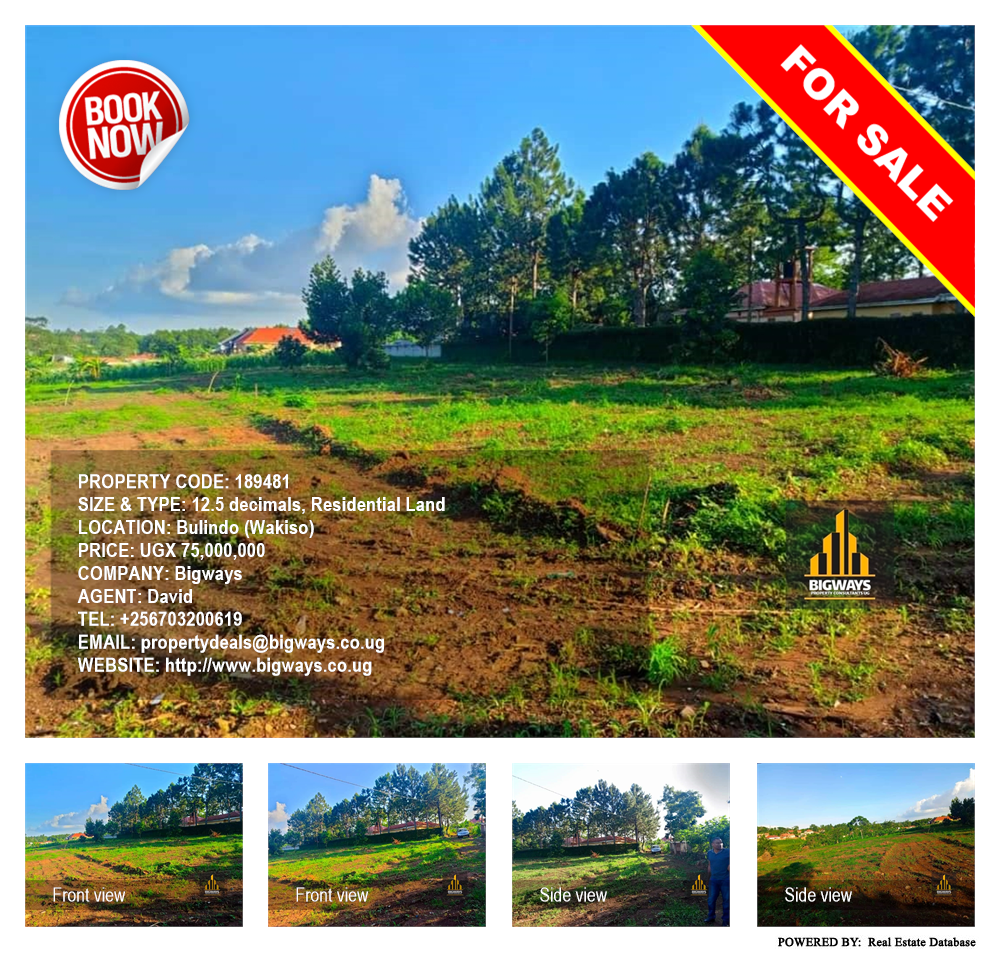 Residential Land  for sale in Bulindo Wakiso Uganda, code: 189481