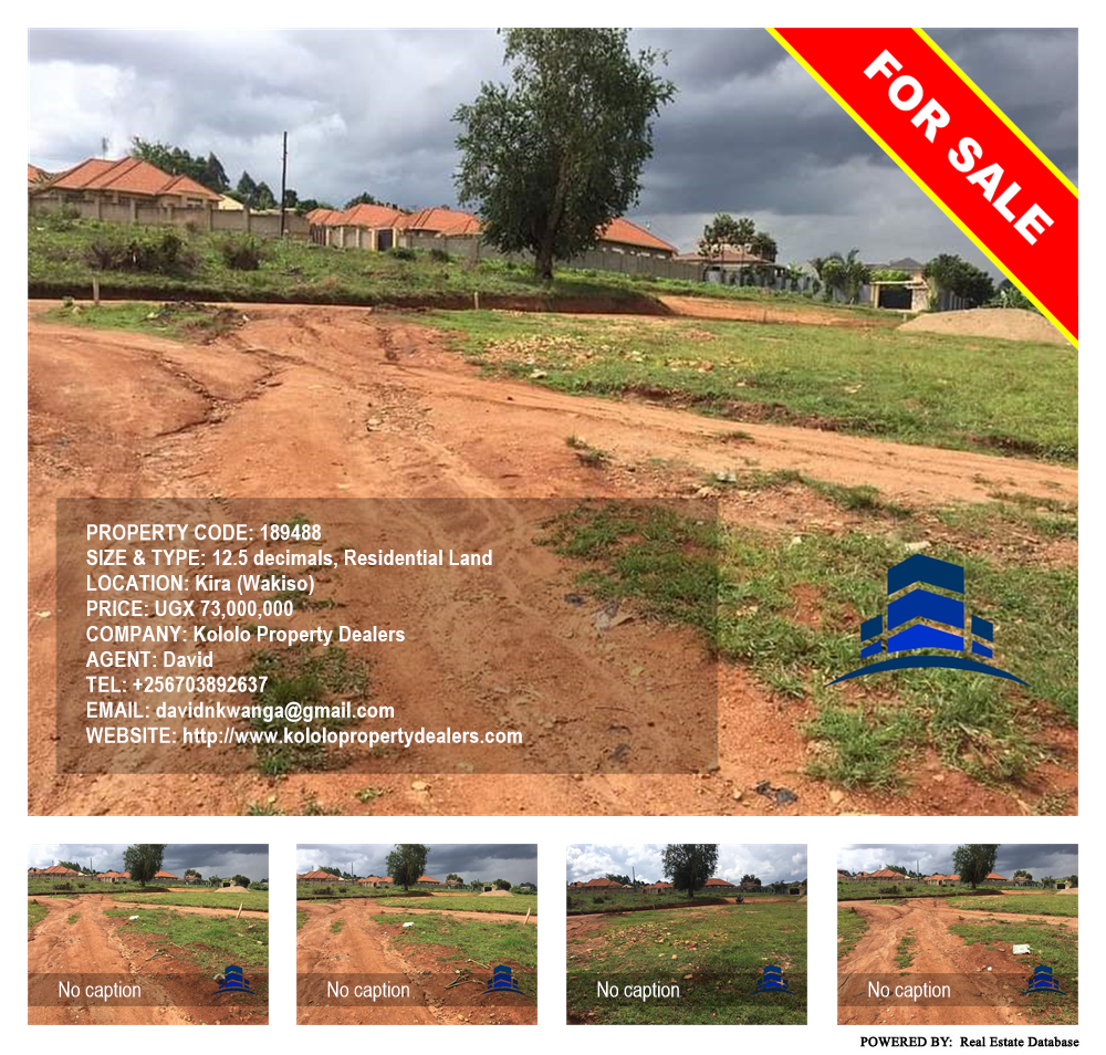 Residential Land  for sale in Kira Wakiso Uganda, code: 189488