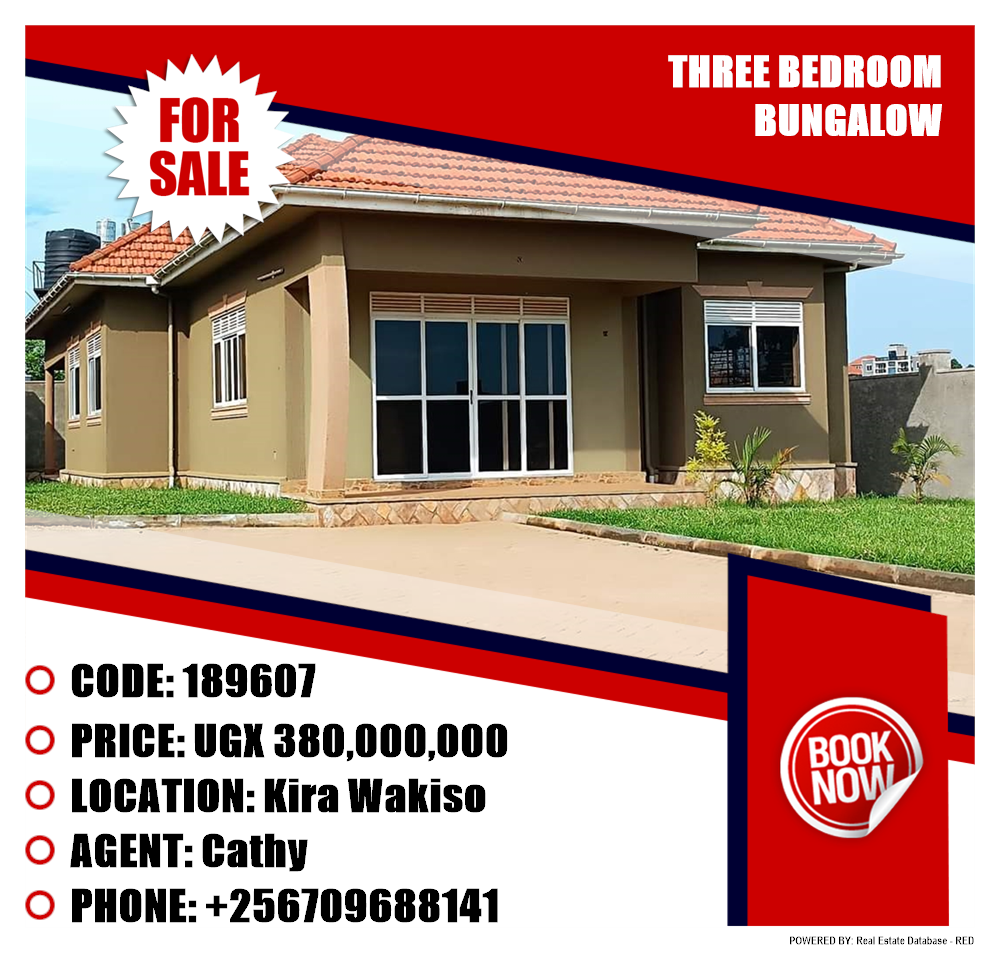 3 bedroom Bungalow  for sale in Kira Wakiso Uganda, code: 189607