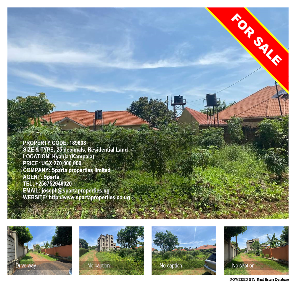 Residential Land  for sale in Kyanja Kampala Uganda, code: 189608