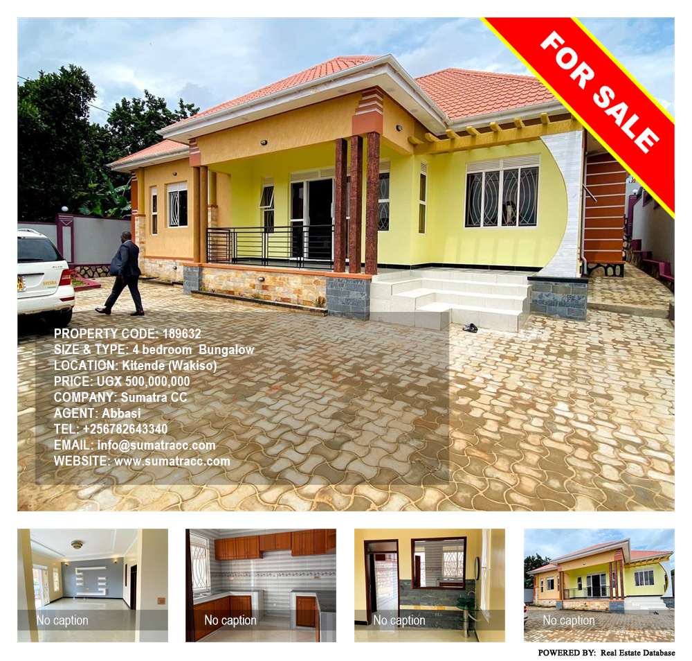 4 bedroom Bungalow  for sale in Kitende Wakiso Uganda, code: 189632