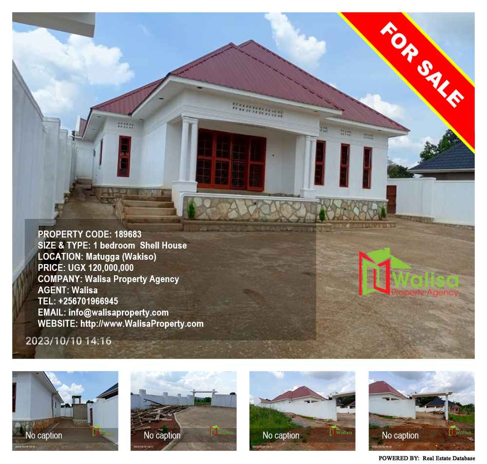 1 bedroom Shell House  for sale in Matugga Wakiso Uganda, code: 189683