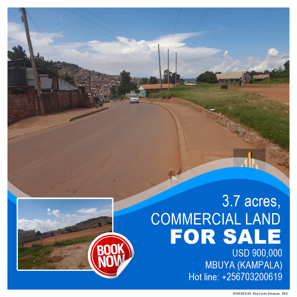 Commercial Land  for sale in Mbuya Kampala Uganda, code: 189753