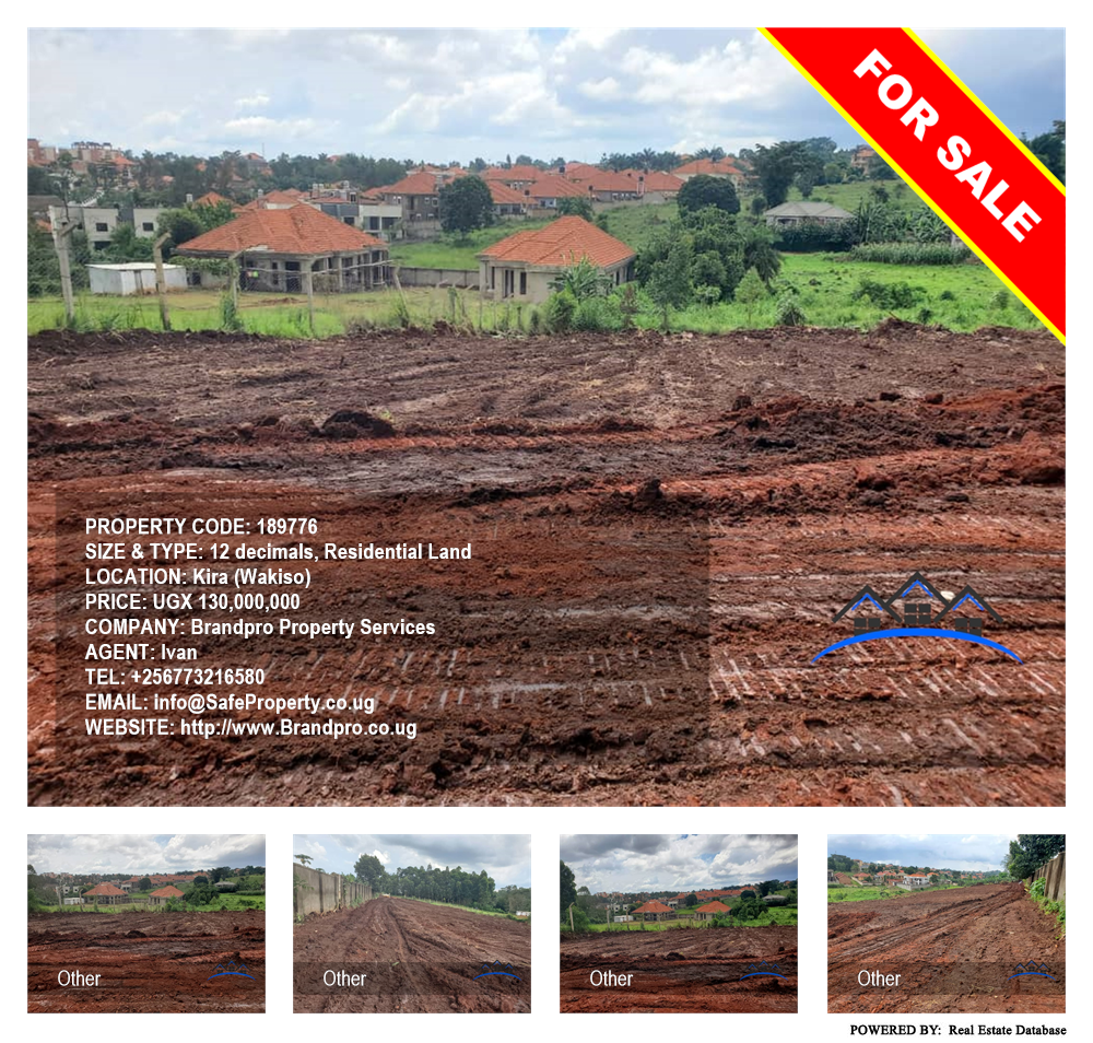 Residential Land  for sale in Kira Wakiso Uganda, code: 189776