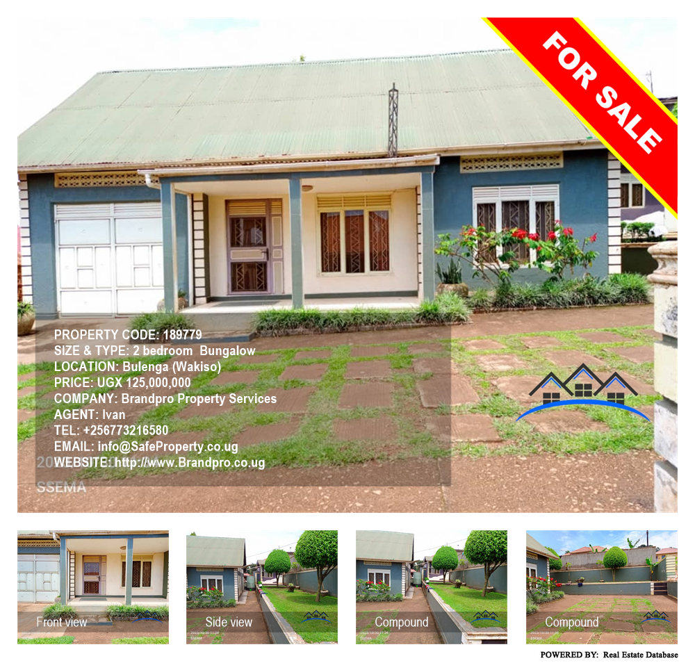 2 bedroom Bungalow  for sale in Bulenga Wakiso Uganda, code: 189779