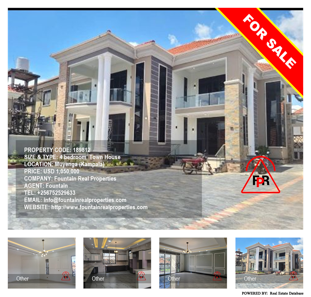 4 bedroom Town House  for sale in Muyenga Kampala Uganda, code: 189812