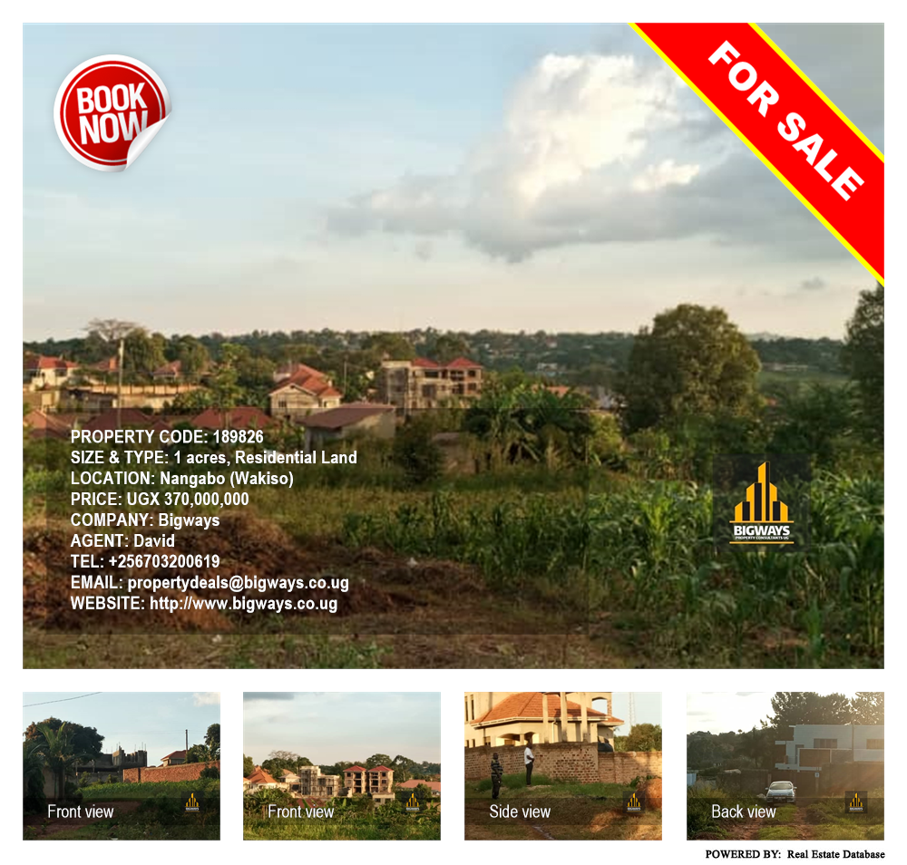 Residential Land  for sale in Nangabo Wakiso Uganda, code: 189826