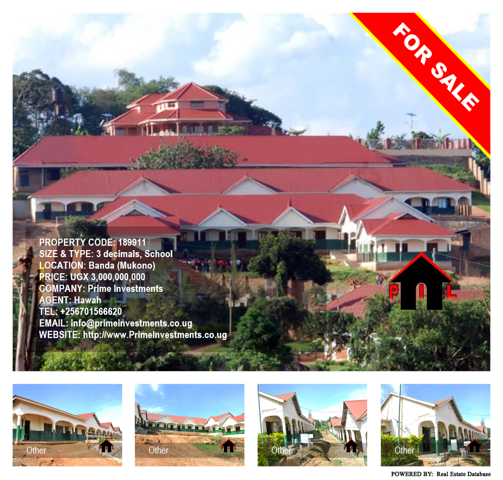 School  for sale in Banda Mukono Uganda, code: 189911