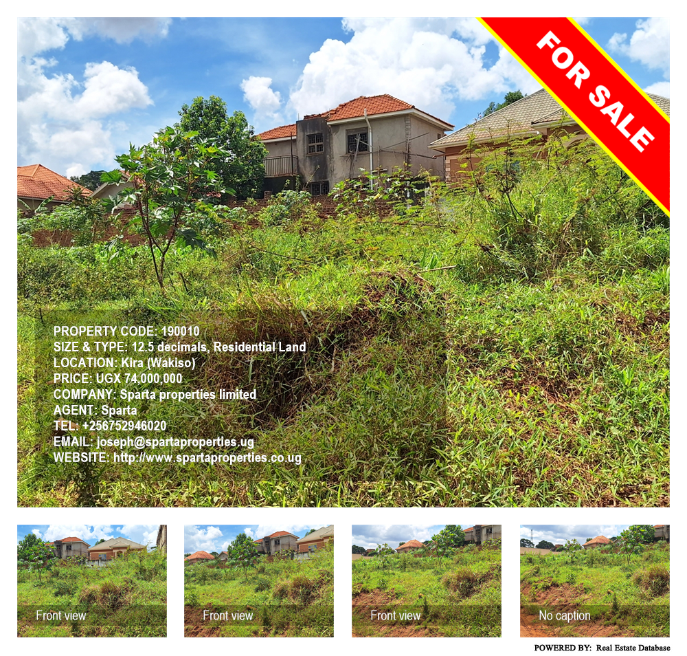 Residential Land  for sale in Kira Wakiso Uganda, code: 190010