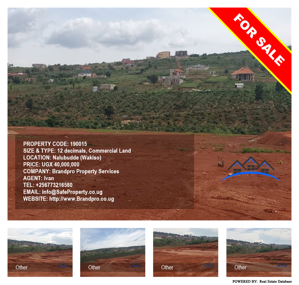 Commercial Land  for sale in Nalubudde Wakiso Uganda, code: 190015