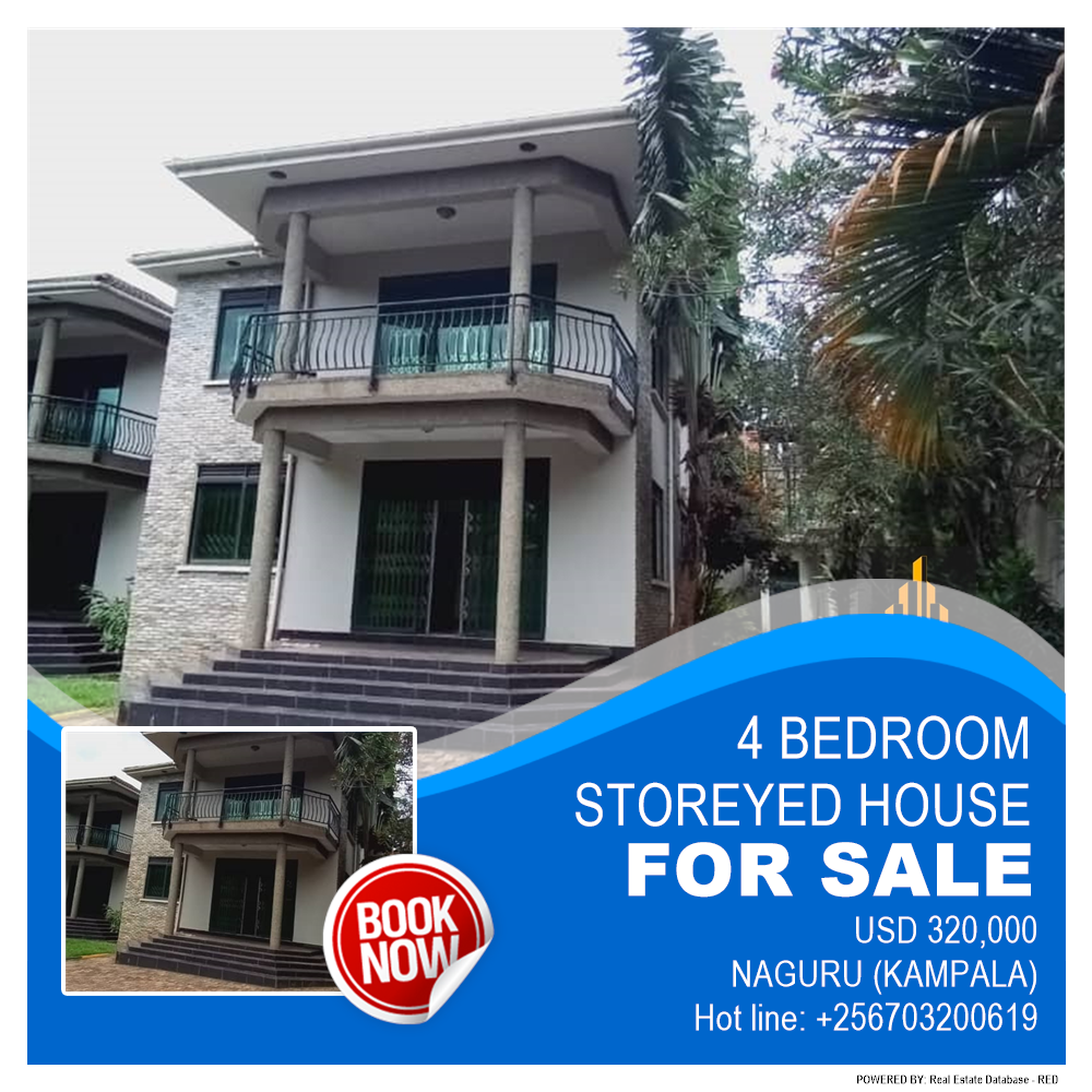 4 bedroom Storeyed house  for sale in Naguru Kampala Uganda, code: 190097