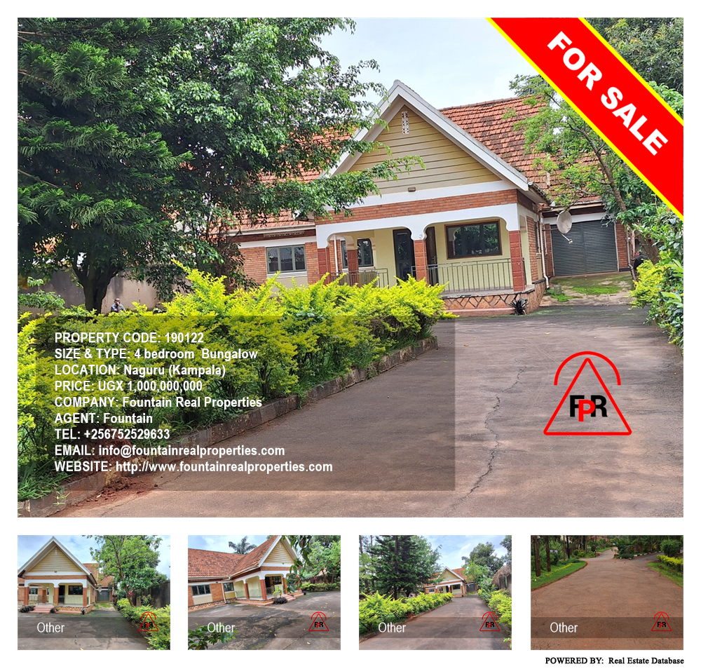 4 bedroom Bungalow  for sale in Naguru Kampala Uganda, code: 190122