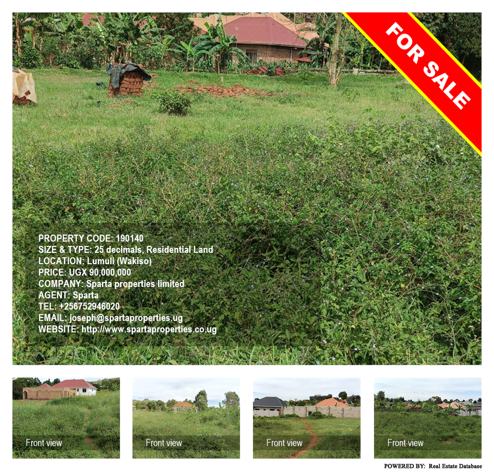 Residential Land  for sale in Lumuli Wakiso Uganda, code: 190140