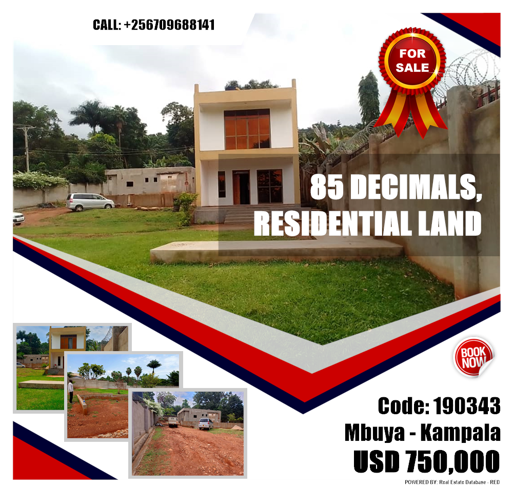 Residential Land  for sale in Mbuya Kampala Uganda, code: 190343