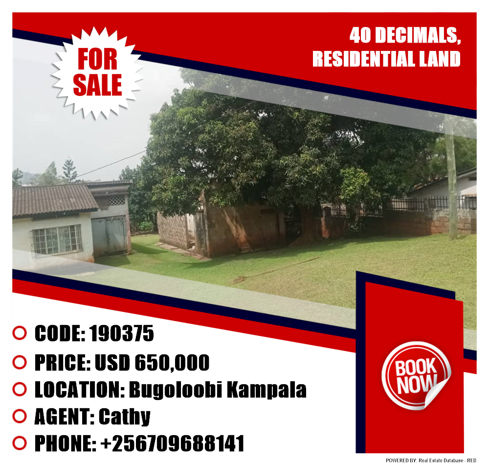 Residential Land  for sale in Bugoloobi Kampala Uganda, code: 190375